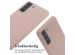 iMoshion Siliconen hoesje met koord Samsung Galaxy S21 FE - Sand Pink