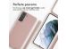 iMoshion Siliconen hoesje met koord Samsung Galaxy S21 Plus - Sand Pink