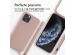 iMoshion Siliconen hoesje met koord iPhone 11 Pro - Sand Pink