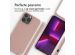 iMoshion Siliconen hoesje met koord iPhone 13 Pro Max - Sand Pink