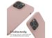 iMoshion Siliconen hoesje met koord iPhone 14 Pro Max - Sand Pink