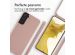 iMoshion Siliconen hoesje met koord Samsung Galaxy S22 Plus - Sand Pink