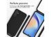 iMoshion Siliconen hoesje met koord Samsung Galaxy A34 (5G) - Zwart