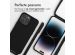 iMoshion Siliconen hoesje met koord iPhone 14 Pro Max - Zwart