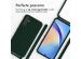 iMoshion Siliconen hoesje met koord Samsung Galaxy A34 (5G) - Donkergroen
