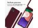 iMoshion Siliconen hoesje met koord Samsung Galaxy A22 (5G) - Donkerrood