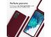 iMoshion Siliconen hoesje met koord Samsung Galaxy S20 FE - Donkerrood