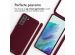 iMoshion Siliconen hoesje met koord Samsung Galaxy S21 FE - Donkerrood