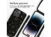 iMoshion Siliconen design hoesje met koord iPhone 14 Pro Max - Sky Black