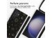 iMoshion Siliconen design hoesje met koord Samsung Galaxy S23 Ultra - Sky Black