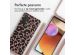 iMoshion Siliconen design hoesje met koord Samsung Galaxy A32 (4G) - Animal Pink