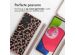 iMoshion Siliconen design hoesje met koord Samsung Galaxy A52(s) (5G/4G) - Animal Pink