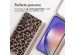 iMoshion Siliconen design hoesje met koord Samsung Galaxy A54 (5G) - Animal Pink