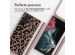 iMoshion Siliconen design hoesje met koord Samsung Galaxy S22 Ultra - Animal Pink