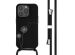 iMoshion Siliconen design hoesje met koord iPhone 14 Pro - Dandelion Black