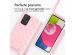 iMoshion Siliconen design hoesje met koord Samsung Galaxy A53 - Retro Pink