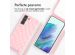 iMoshion Siliconen design hoesje met koord Samsung Galaxy S20 - Retro Pink