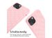 iMoshion Siliconen design hoesje met koord iPhone 14 Plus - Retro Pink