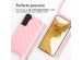iMoshion Siliconen design hoesje met koord Samsung Galaxy S22 Plus - Retro Pink