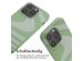 iMoshion Siliconen design hoesje met koord iPhone 14 Pro - Retro Green