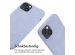 iMoshion Siliconen design hoesje met koord iPhone 14 Plus - Butterfly