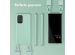 Selencia Siliconen hoesje met afneembaar koord Samsung Galaxy A52(s) (5G/4G) - Turquoise