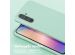 Selencia Siliconen hoesje met afneembaar koord Samsung Galaxy A54 (5G) - Turquoise
