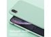 Selencia Siliconen hoesje met afneembaar koord iPhone Xr - Turquoise