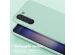 Selencia Siliconen hoesje met afneembaar koord Samsung Galaxy S23 - Turquoise