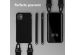 Selencia Siliconen hoesje met afneembaar koord iPhone 11 - Zwart