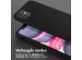 Selencia Siliconen hoesje met afneembaar koord iPhone 11 - Zwart
