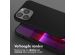 Selencia Siliconen hoesje met afneembaar koord iPhone 13 Pro - Zwart