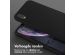 Selencia Siliconen hoesje met afneembaar koord iPhone Xr - Zwart