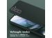 Selencia Siliconen hoesje met afneembaar koord Samsung Galaxy S21 - Donkergroen