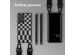 Selencia Siliconen design hoesje met afneembaar koord Samsung Galaxy A53 - Irregular Check Black