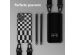 Selencia Siliconen design hoesje met afneembaar koord iPhone 12 Pro Max - Irregular Check Black