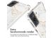iMoshion Design hoesje met koord Samsung Galaxy S21 - White Marble