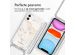 iMoshion Design hoesje met koord iPhone 11 - White Marble