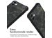 iMoshion Design hoesje met koord iPhone 11 - Black Marble