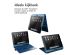 Accezz 360 Slim Keyboard Bookcase iPad 9 (2021) 10.2 inch / iPad 8 (2020) 10.2 inch / iPad 7 (2019) 10.2 inch - Donkerblauw