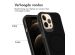 iMoshion Rugged Hybrid Carbon Case met MagSafe iPhone 12 (Pro) - Zwart