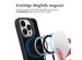 iMoshion Rugged Hybrid Carbon Case met MagSafe iPhone 14 Pro - Zwart