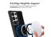 iMoshion Rugged Hybrid Carbon Case met MagSafe Samsung Galaxy S23 Ultra - Zwart