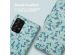 iMoshion Design Bookcase Samsung Galaxy A52(s) (5G/4G) - Blue Flowers