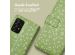 iMoshion Design Bookcase Samsung Galaxy A52(s) (5G/4G) - Green Flowers