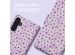 iMoshion Design Bookcase Samsung Galaxy A14 (5G/4G) - Purple Flowers