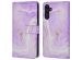 iMoshion Design Bookcase Samsung Galaxy A14 (5G/4G) - Purple Marble