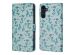 iMoshion Design Bookcase Samsung Galaxy A34 (5G) - Blue Flowers