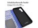 iMoshion Design Bookcase Samsung Galaxy A34 (5G) - White Blue Stripes