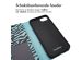 iMoshion Design Bookcase iPhone SE (2022 / 2020) / 8 / 7 / 6(s) - Black Blue Stripes